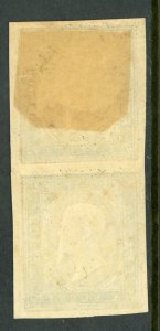 Italy 1854 Sardinia 20¢ Indigo Scott #8b Pair Mint E473 ⭐⭐⭐⭐⭐