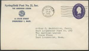 United States, Massachusetts, Postal Stationery