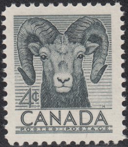 Canada 1953 MNH Sc #324 4c Bighorn sheep
