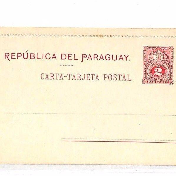 UU402 Paraguay Blank Unused Postcard {samwells-covers}