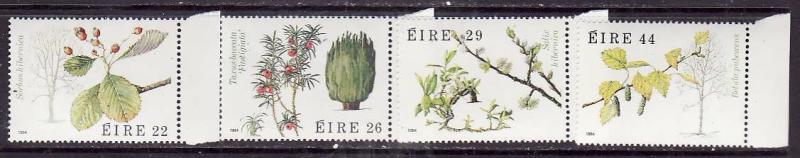 Ireland-Sc#585-8-unused NH set-Local Trees- 1984-