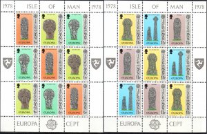 Isle Of Man. 1978. Small sheet 122-27. Europe. MNH.