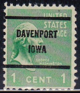 Precancel - Davenport, IA PSS 804-61 - Bureau Issue