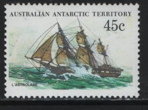 AUSTRALIAN ANTARCTIC TERRITORY, L49, MNH, 1979-81 L'Astrolabe