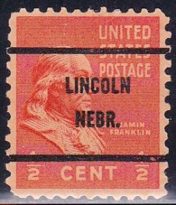 Precancel - Lincoln, NE PSS 803-61 - Bureau Issue