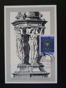 smelter foundry Art Nouveau maximum card France 1994