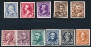 #219 // #229P4 PLATE PROOFS ON CARD 1-90¢ CV $620.00 HV6957