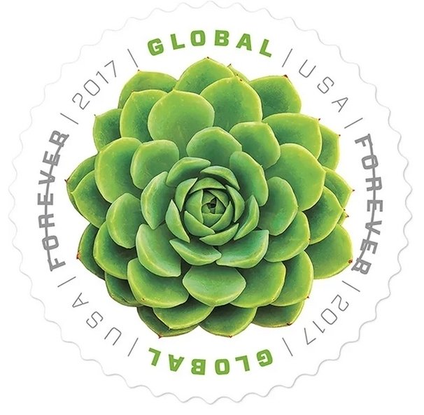 2018 Global Green Succulent  forever stamps  2 Booklets 20 pcs