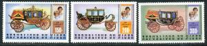 Niger #548-550 mint set, Royal Wedding