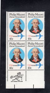 C98 Mazzei, MNH LL-ZIP blk/4