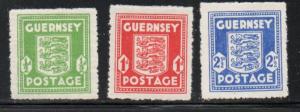 Guernsey Sc N1-3 German Occupation stamp set mint