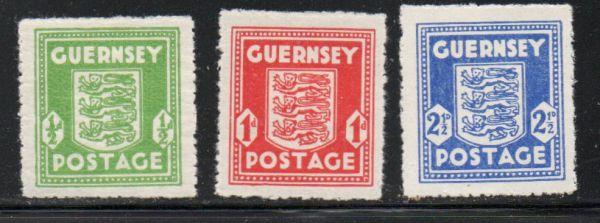 Guernsey Sc N1-3 German Occupation stamp set mint