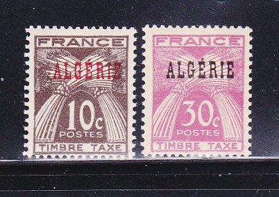 Algeria J33-J34 Set MNH Postage Due Stamps (B)