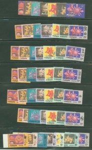 Malaysia #191-197 Mint (NH) Single (Complete Set) (Flowers)