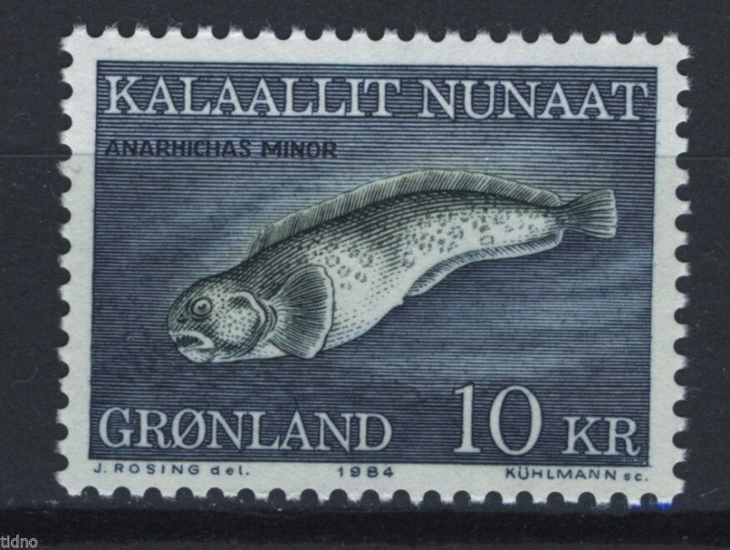 Greenland 1984, Fish 10kr MNH