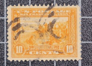 Scott 400 - 10 Cents Panama-Pacific - Used - Nice Stamp - SCV - $20.00