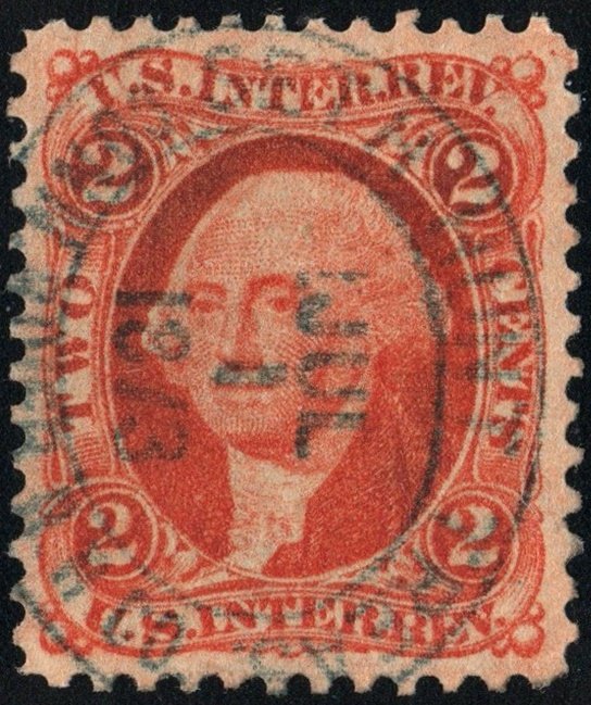 R15c 2¢ Revenue: Internal Revenue (1862) Used/CDS