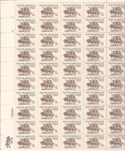 US Stamp - 1981 Frederic Remington - 50 Stamp Sheet - Scott #1934