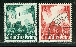 Germany Reich Scott # 479 - 480, used