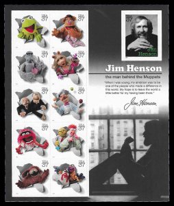 PCBstamps   US #3944 Sheet $4.07(11x37c)Jim Henson and the Muppets, MNH, (5)