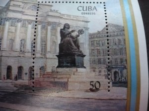 Stamps - Cuba - Scott# 1799-1802 - Mint Hinged Set of 3 Stamps + Souvenir Sheet