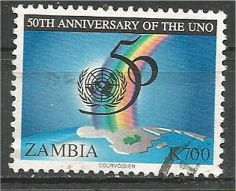 ZAMBIA , 1995, used 700k, UN Scott 649