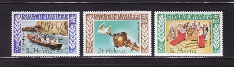 St Helena 311-313 Set MNH Silver Jubilee (A)