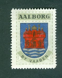 Denmark. Poster Stamp 1940/42. Mnh. Town: Aalborg. Coats Of Arms: Town Hall