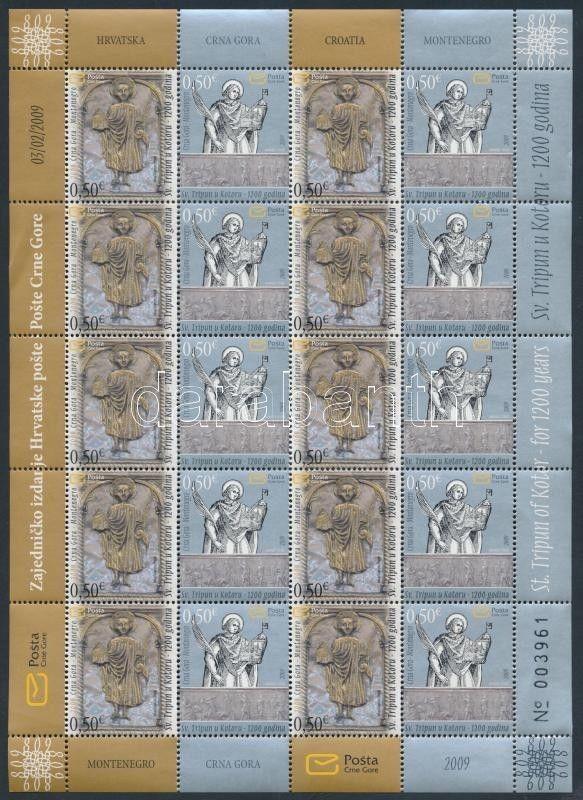 Montenegro stamp St. Tryphon monuments of Kotor minisheet WS195829