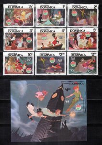 Dominica 679-688 Disney Christmas Peter Pan ZAYIX 0701M0068