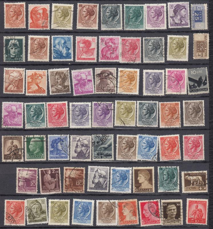 Italy - 300 +  stamp lot - (98)
