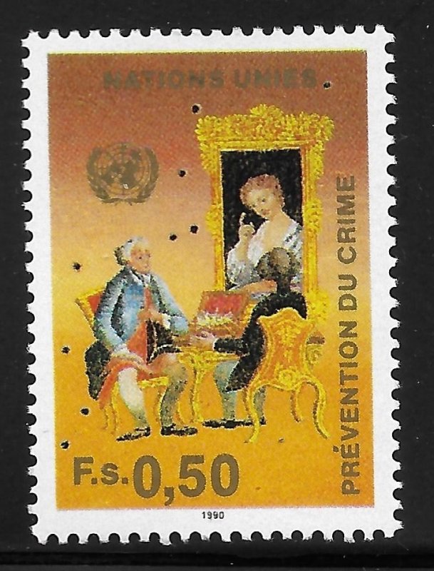 UN Geneva #191 50c Crime Prevention - Offricial Corruption ~ MNH