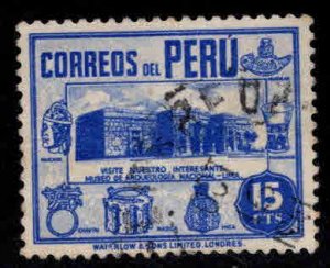Peru  Scott  378 Used stamp Waterlow printing