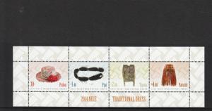 Niue 2014 MNH Traditional Dress 4v M/S Culture Pulou Pipi Tiputa Patutiti Hat