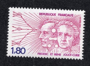 France 1982 1.80fr Curie, Scott 1838 MNH, value = 85c