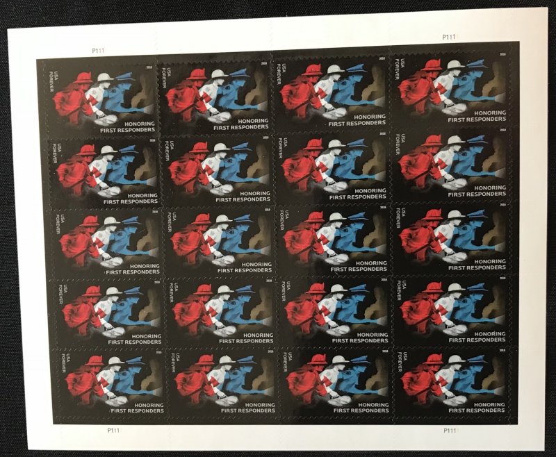 US #5316 MNH Sheet of 20 Honoring First Responders