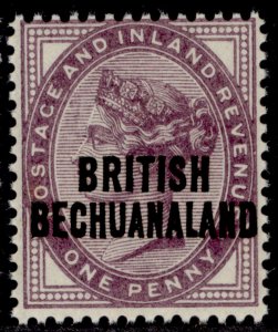 BRITISH BECHUANALAND QV SG33, 1d lilac, NH MINT.