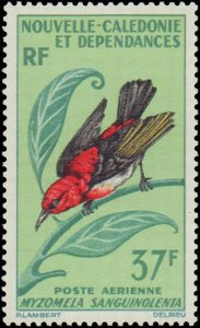 New Caledonia  #C48-C49, Incomplete Set(2), 1966, Birds, Hinged