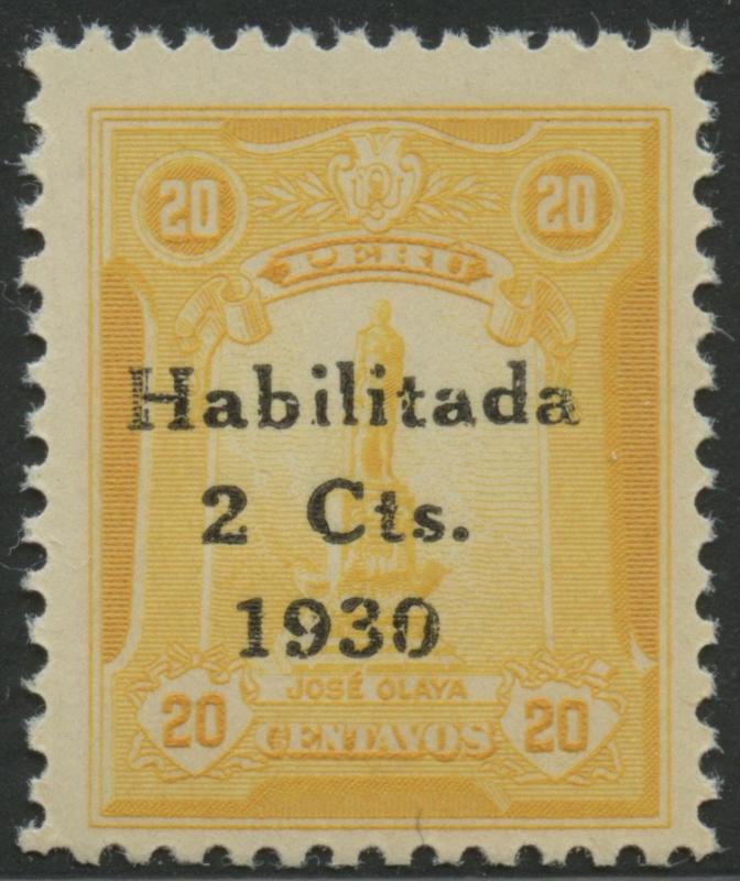 Peru 1930 MNH | Scott 262 | Overprint