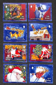 Jersey 2021, Christmas 8v s-a, MNH