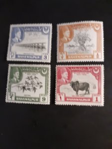 Pakistan (Bahawalpur) #22-25                MNH