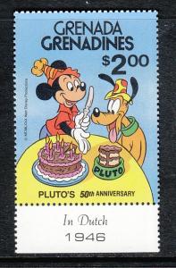 Grenada Grenadines Disneys Pluto 428 MNH  VF