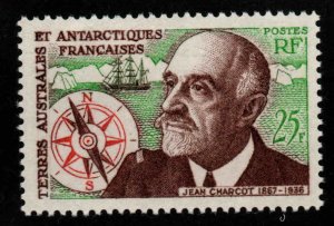 FSAT TAAF Scott 21 MNH**  Jean Charcot explorer stamp 1961