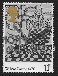 Great Britain #796 11p Phifsopher from The Game & Player of Chess ~ Used