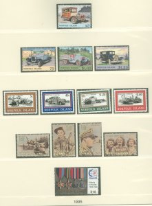 Norfolk Island #569/591 Mint (NH) Single (Complete Set) (Cars) (Military)