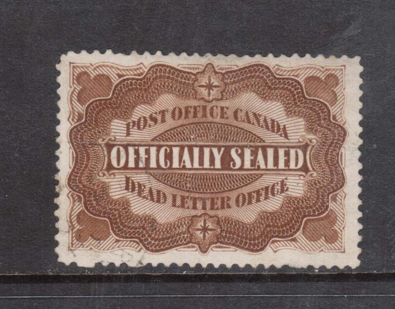 Canada #OX1 VF Used **With Certificate**