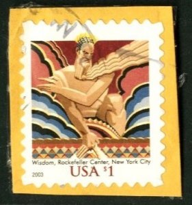United States #3766, USED ON PAPER, 2003 - STATES092
