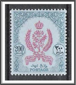 Libya #205 Emblems & Crown MNH