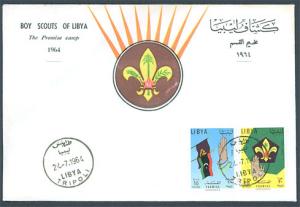 LIBYA -1964 Boy Scouting FDC