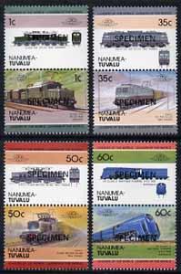 Tuvalu - Nanumea 1985 Locomotives #2 (Leaders of the Worl...
